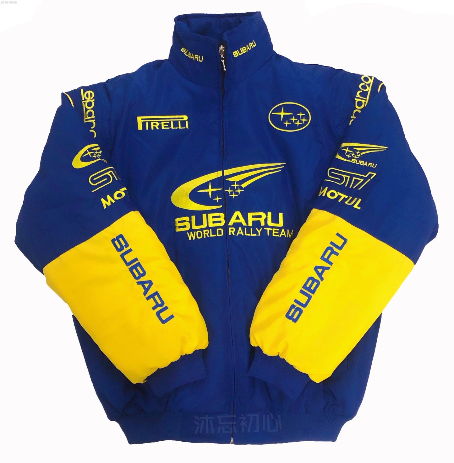 Subaru Blue&Black Vintage Racing jacket