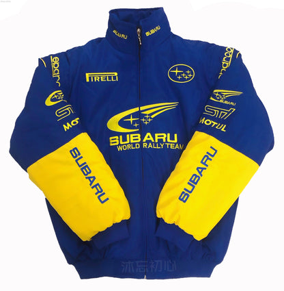 Subaru Blue&Black Vintage Racing jacket